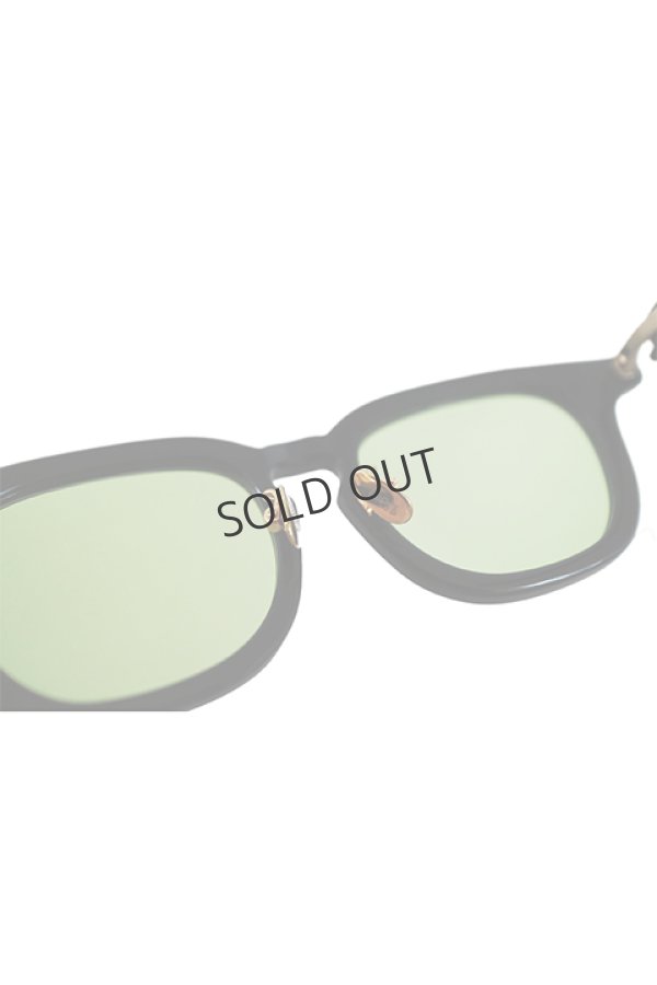 画像3: {SOLD}MAYO メイヨー MAYO WAYFARER SUNGLASSES - BLACK × GREEN{-BDA} (3)