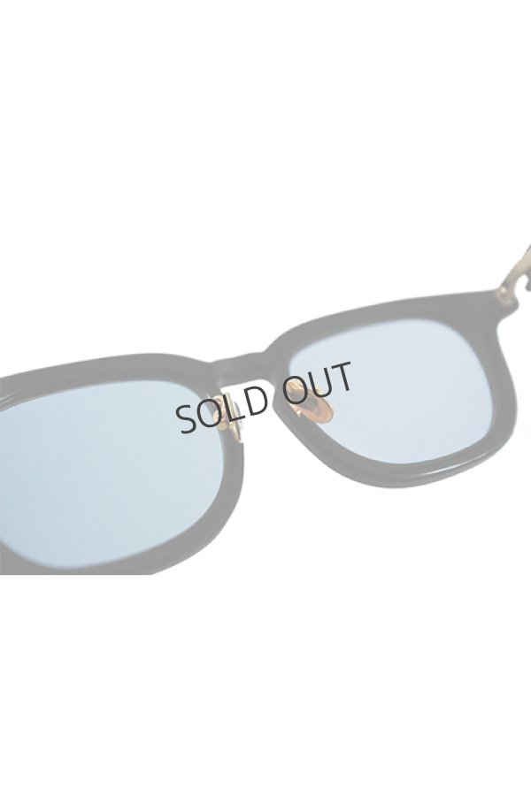 画像3: {SOLD}MAYO メイヨー MAYO WAYFARER SUNGLASSES - under bar別注カラー BLACK × BLUE{-BDA} (3)