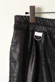 画像2: {SOLD}FranCisT_MOR.K.S.  フランシストモークス Eco Leather Shorts{-BJA} (2)
