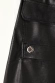 画像4: {SOLD}FranCisT_MOR.K.S.  フランシストモークス Eco Leather Shorts{-BJA} (4)