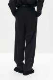 画像4: STILL ATTACHMENT スティル アタッチメント SP160 WO SHORT BEAVER CROSS TUCK WIDE TROUSERS{AP62-002-BFA} (4)