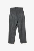 画像2: STILL ATTACHMENT スティル アタッチメント SP160 WO SHORT BEAVER CROSS TUCK WIDE TROUSERS{AP62-002-BFA} (2)