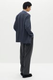 画像5: STILL ATTACHMENT スティル アタッチメント SP160 WO SHORT BEAVER CROSS TUCK WIDE TROUSERS{AP62-002-BFA} (5)