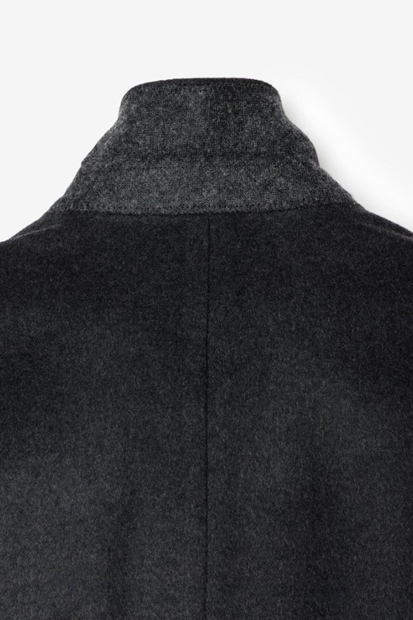 画像3: STILL ATTACHMENT スティル アタッチメント SP160 WO SHORT BEAVER DOUBLE-BREASTED JACKET{AG62-056-BFA} (3)