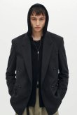 画像4: STILL ATTACHMENT スティル アタッチメント SP160 WO SHORT BEAVER DOUBLE-BREASTED JACKET{AG62-056-BFA} (4)