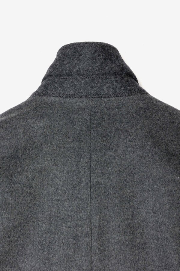 画像3: STILL ATTACHMENT スティル アタッチメント SP160 WO SHORT BEAVER DOUBLE-BREASTED JACKET{AG62-056-BFA} (3)