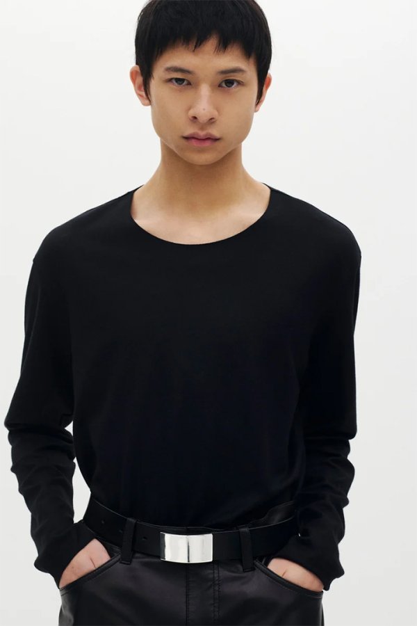 画像3: STILL ATTACHMENT スティル アタッチメント SP160 WO JERSEY CUTOFF L/S TEE{AJ62-072-BFA} (3)