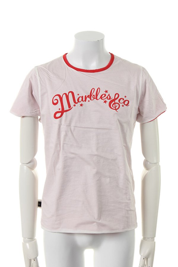 画像5: 【 50%OFF セール12,100円→6,050円】 Marbles マーブルズ NEO-LOGO REVERSIBLE T-SHIRTS{MCS-S1510-WHTORG-AES} (5)