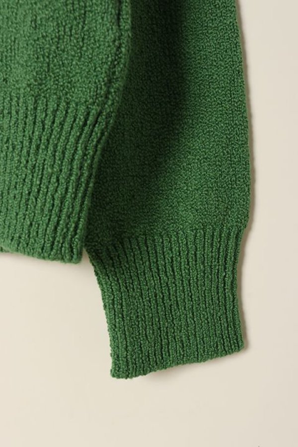 画像4: 【 30%OFF セール63,800円→44,660円】 HERNO ヘルノ オーガニックコットン ブークレ グローブ セーター{MG00001UG720387403-BCS} (4)