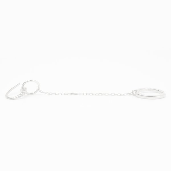 画像2:   Hirotaka ヒロタカ Mughal Ear Cuff Pierce(WhiteGold){-BJS} (2)