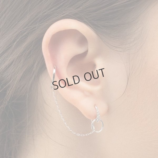 画像3: {SOLD}Hirotaka ヒロタカ Mughal Ear Cuff Pierce(WhiteGold){-BJS} (3)