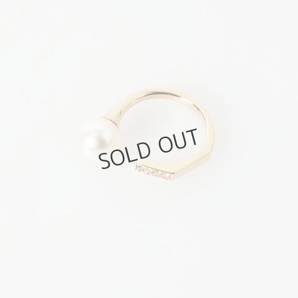 画像1: {SOLD}Hirotaka ヒロタカ Manhhatan Pearl Diamond Ring{-BAS} (1)