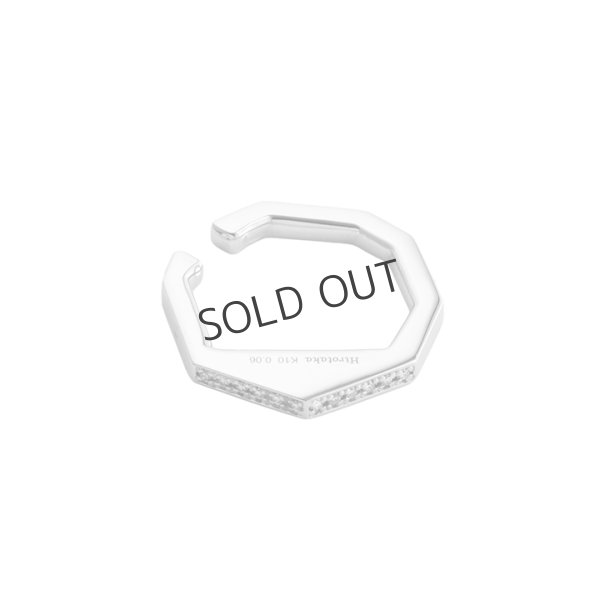 画像2: Hirotaka ヒロタカ Manhattan Diamond Ear Cuff{-BAS} (2)