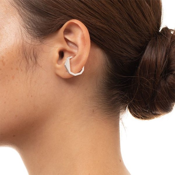 画像4: 【 20%OFF セール121,000円→96,800円】 Hirotaka ヒロタカ Manhattan Diamond Ear Cuff{-BAS} (4)