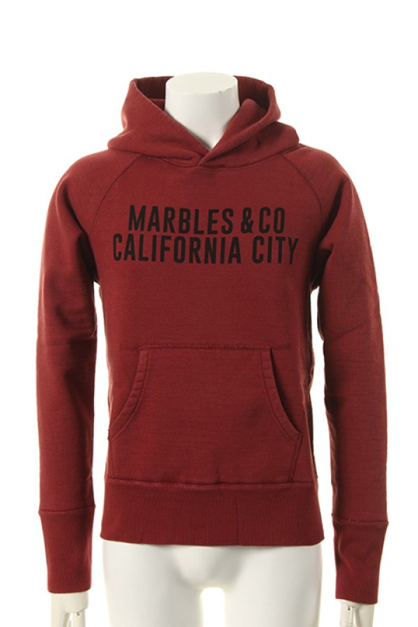 画像1: Marbles マーブルズ ULTRA HEAVY HOODED PARKA 【CALIFORNIA CITY】{MHP-A14SP01-RED-AES} (1)