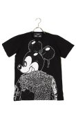 画像1: DOMREBEL ドムレーベル MICK T-SHIRT ブラックスワロフスキー/カスタムモデル{-AHS} (1)