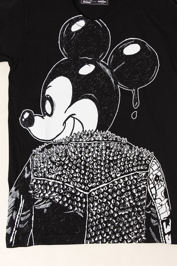 画像3: 【 50%OFF セール43,780円→21,890円】 DOMREBEL ドムレーベル MICK T-SHIRT ブラックスワロフスキー/カスタムモデル{-AHS} (3)