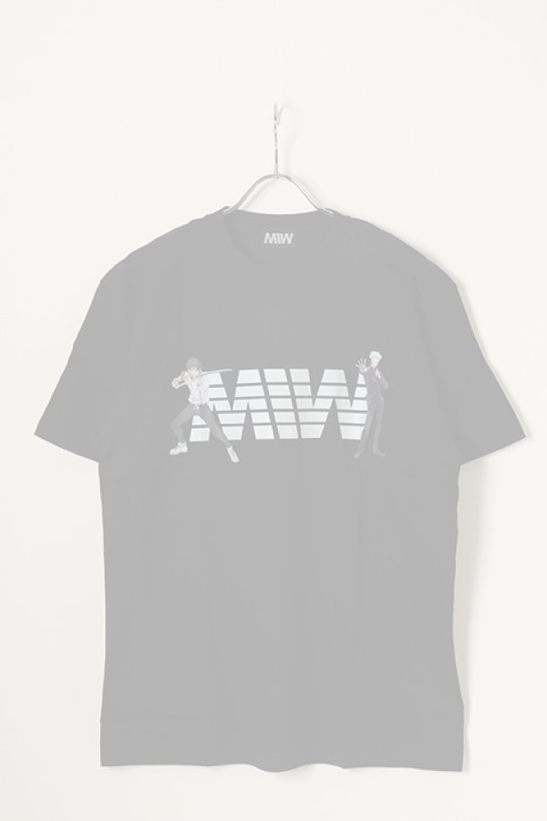 画像1:   MADE IN WORLD メイドインワールド MIW × 劇場版 呪術廻戦0 crew neck tee / 乙骨憂太,五条悟{-BBS} (1)