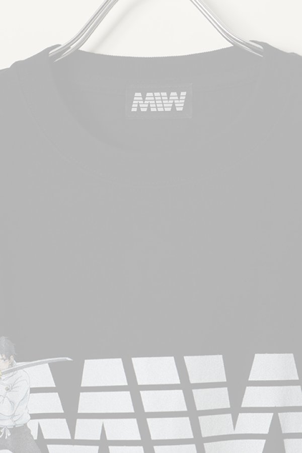 画像2:   MADE IN WORLD メイドインワールド MIW × 劇場版 呪術廻戦0 crew neck tee / 乙骨憂太,五条悟{-BBS} (2)