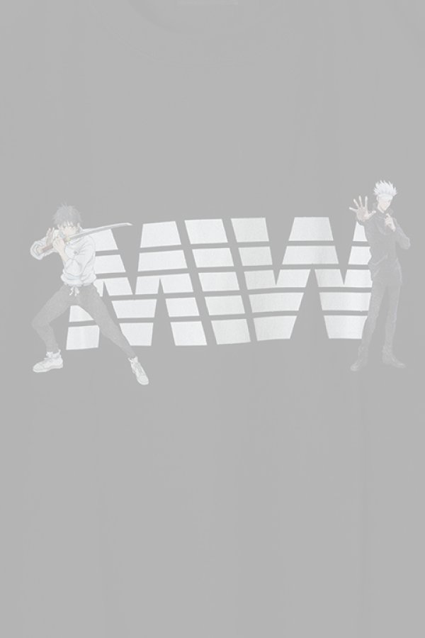 画像3:   MADE IN WORLD メイドインワールド MIW × 劇場版 呪術廻戦0 crew neck tee / 乙骨憂太,五条悟{-BBS} (3)