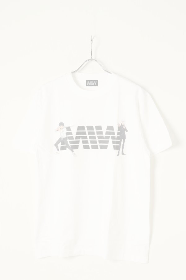 画像1:   MADE IN WORLD メイドインワールド MIW × 劇場版 呪術廻戦0 crew neck tee / 乙骨憂太,五条悟{-BBS} (1)