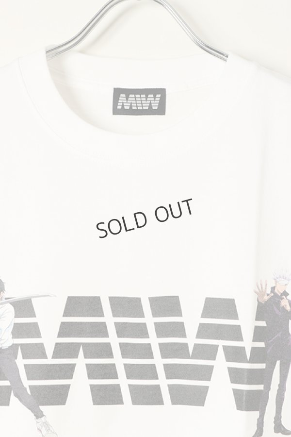 画像2: {SOLD}MADE IN WORLD メイドインワールド MIW × 劇場版 呪術廻戦0 crew neck tee / 乙骨憂太,五条悟{-BBS} (2)