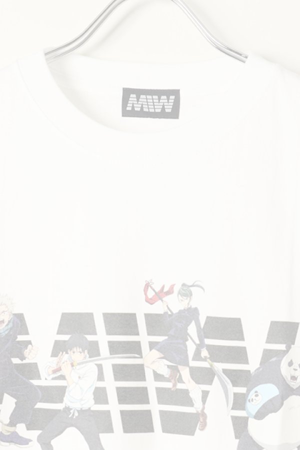 画像2:   MADE IN WORLD メイドインワールド MIW × 劇場版 呪術廻戦0 crew neck tee / 狗巻棘 ,乙骨憂太, 禪院真希,パンダ {-BBS} (2)