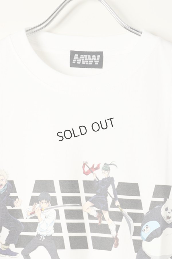 画像2: {SOLD}MADE IN WORLD メイドインワールド MIW × 劇場版 呪術廻戦0 crew neck tee / 狗巻棘 ,乙骨憂太, 禪院真希,パンダ {-BBS} (2)