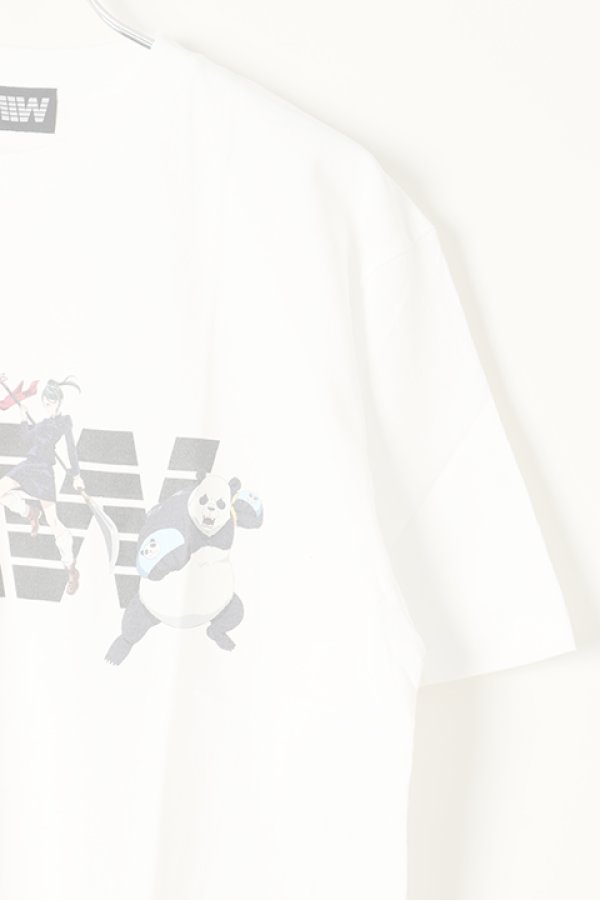 画像4:   MADE IN WORLD メイドインワールド MIW × 劇場版 呪術廻戦0 crew neck tee / 狗巻棘 ,乙骨憂太, 禪院真希,パンダ {-BBS} (4)