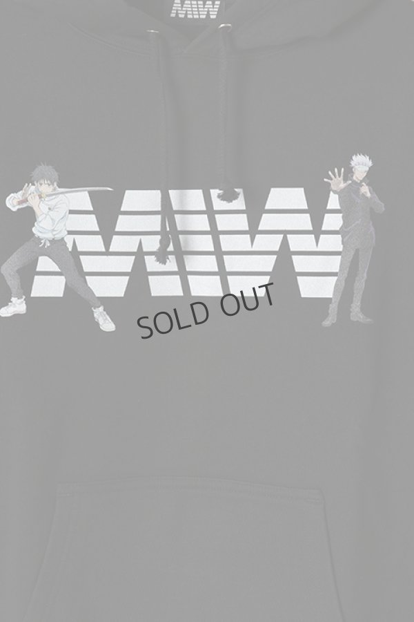 画像3: {SOLD}MADE IN WORLD メイドインワールド MIW × 劇場版 呪術廻戦0 pull over hoodie sweat / 乙骨憂太,五条悟{-BBS} (3)