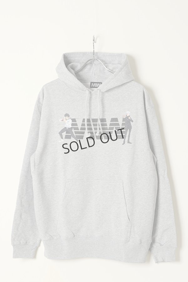 画像1: {SOLD}MADE IN WORLD メイドインワールド MIW × 劇場版 呪術廻戦0 pull over hoodie sweat / 乙骨憂太,五条悟{-BBS} (1)