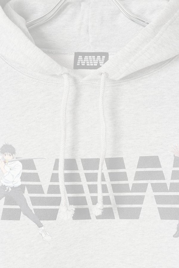 画像2:   MADE IN WORLD メイドインワールド MIW × 劇場版 呪術廻戦0 pull over hoodie sweat / 乙骨憂太,五条悟{-BBS} (2)