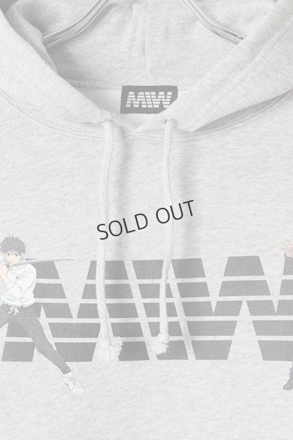 画像2: {SOLD}MADE IN WORLD メイドインワールド MIW × 劇場版 呪術廻戦0 pull over hoodie sweat / 乙骨憂太,五条悟{-BBS} (2)