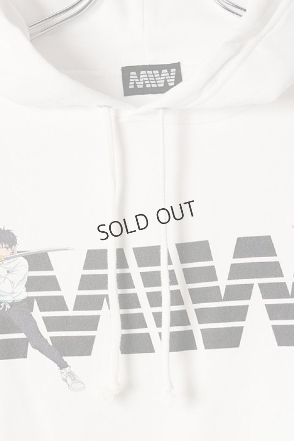 画像2: {SOLD}MADE IN WORLD メイドインワールド MIW × 劇場版 呪術廻戦0 pull over hoodie sweat / 乙骨憂太,五条悟{-BBS} (2)