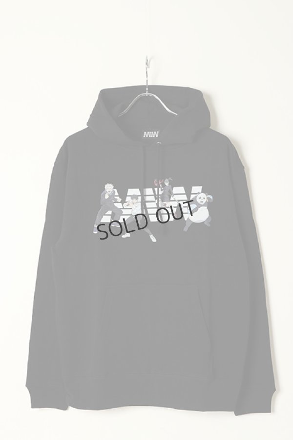 画像1: {SOLD}MADE IN WORLD メイドインワールド MIW × 劇場版 呪術廻戦0 pull over hoodie sweat / 狗巻棘,乙骨憂太,禪院真希,パンダ{-BBS} (1)