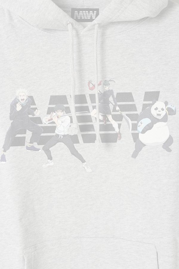 画像3:   MADE IN WORLD メイドインワールド MIW × 劇場版 呪術廻戦0 pull over hoodie sweat / 狗巻棘,乙骨憂太,禪院真希,パンダ{-BBS} (3)
