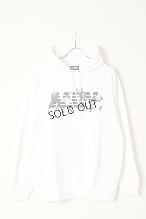 画像1: {SOLD}MADE IN WORLD メイドインワールド MIW × 劇場版 呪術廻戦0 pull over hoodie sweat / 狗巻棘,乙骨憂太,禪院真希,パンダ{-BBS} (1)