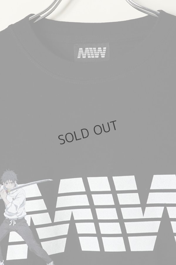 画像2: {SOLD}MADE IN WORLD メイドインワールド MIW × 劇場版 呪術廻戦0 crew neck long sleeve tee / 乙骨憂太,五条悟{-BBS} (2)