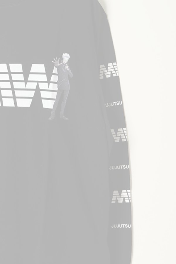 画像4:   MADE IN WORLD メイドインワールド MIW × 劇場版 呪術廻戦0 crew neck long sleeve tee / 乙骨憂太,五条悟{-BBS} (4)