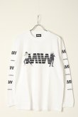 画像1: {SOLD}MADE IN WORLD メイドインワールド MIW × 劇場版 呪術廻戦0 crew neck long sleeve tee / 乙骨憂太,五条悟{-BBS} (1)