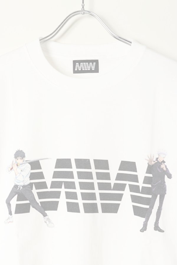 画像2:   MADE IN WORLD メイドインワールド MIW × 劇場版 呪術廻戦0 crew neck long sleeve tee / 乙骨憂太,五条悟{-BBS} (2)