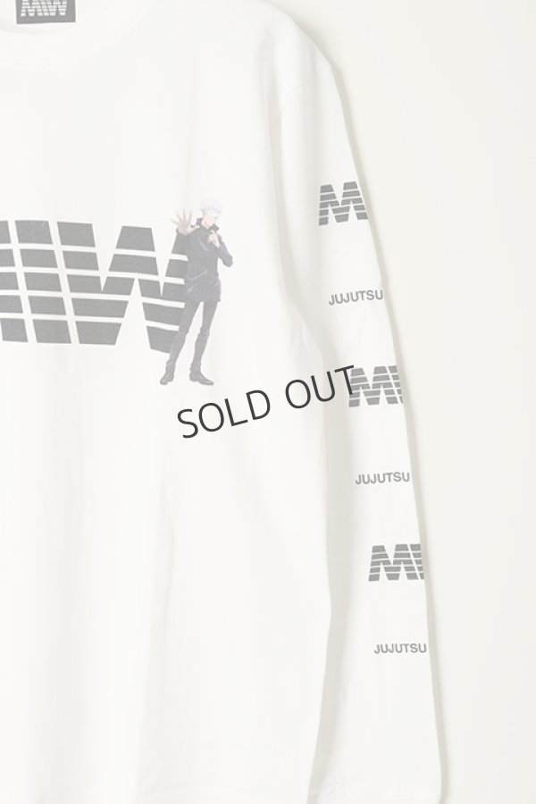 画像4: {SOLD}MADE IN WORLD メイドインワールド MIW × 劇場版 呪術廻戦0 crew neck long sleeve tee / 乙骨憂太,五条悟{-BBS} (4)