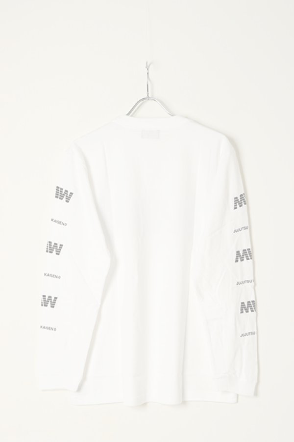 画像5:   MADE IN WORLD メイドインワールド MIW × 劇場版 呪術廻戦0 crew neck long sleeve tee / 乙骨憂太,五条悟{-BBS} (5)
