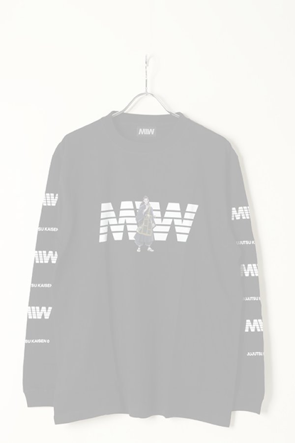 画像1:   MADE IN WORLD メイドインワールド MIW × 劇場版 呪術廻戦0 crew neck long sleeve tee / 夏油傑{-BBS} (1)