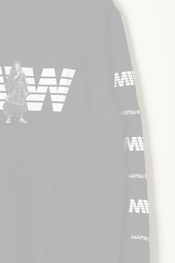 画像4:   MADE IN WORLD メイドインワールド MIW × 劇場版 呪術廻戦0 crew neck long sleeve tee / 夏油傑{-BBS} (4)