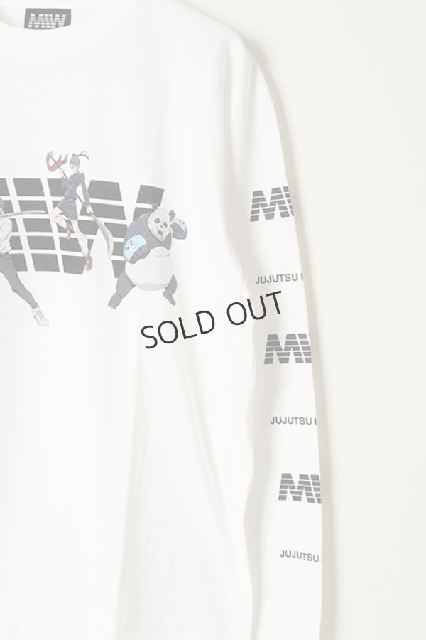 画像4: {SOLD}MADE IN WORLD メイドインワールド MIW × 劇場版 呪術廻戦0 crew neck long sleeve tee / 狗巻棘,乙骨憂太,禪院真希,パンダ{-BBS} (4)