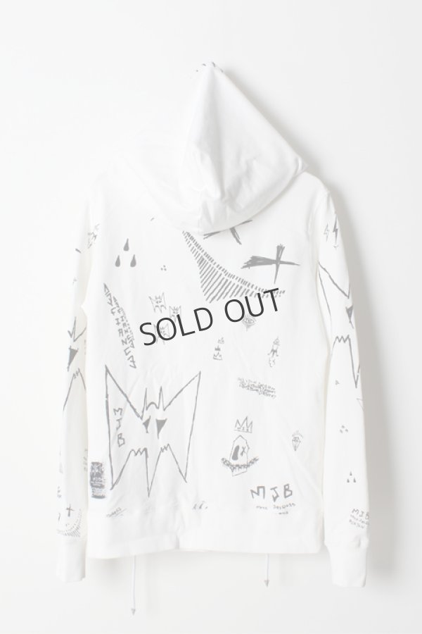 画像2: {SOLD}MJB -Marc Jacques Burton エムジェービー DOUBLE HOODIE WORLD{-AHA} (2)