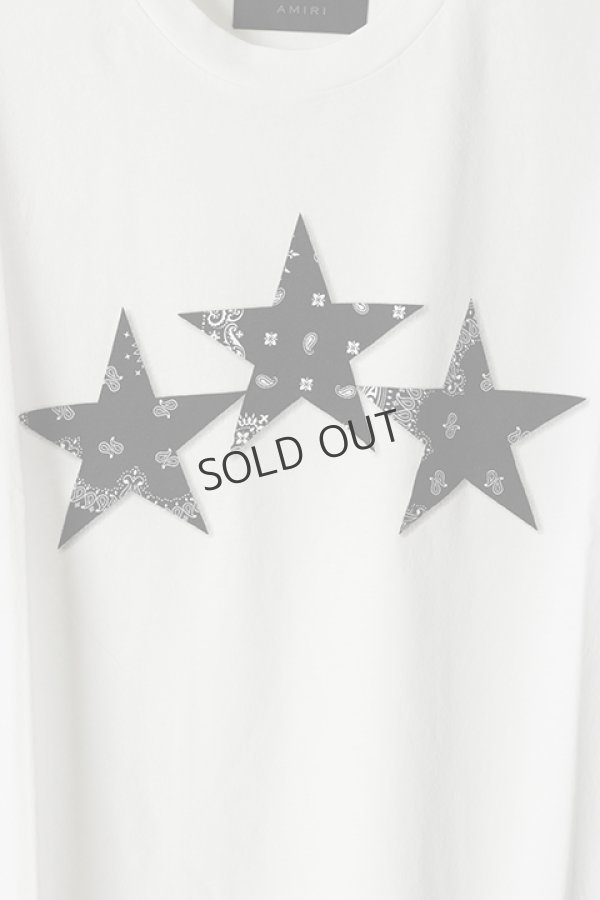 画像4: {SOLD}AMIRI アミリ BANDANA STARS TEE{-BAS} (4)