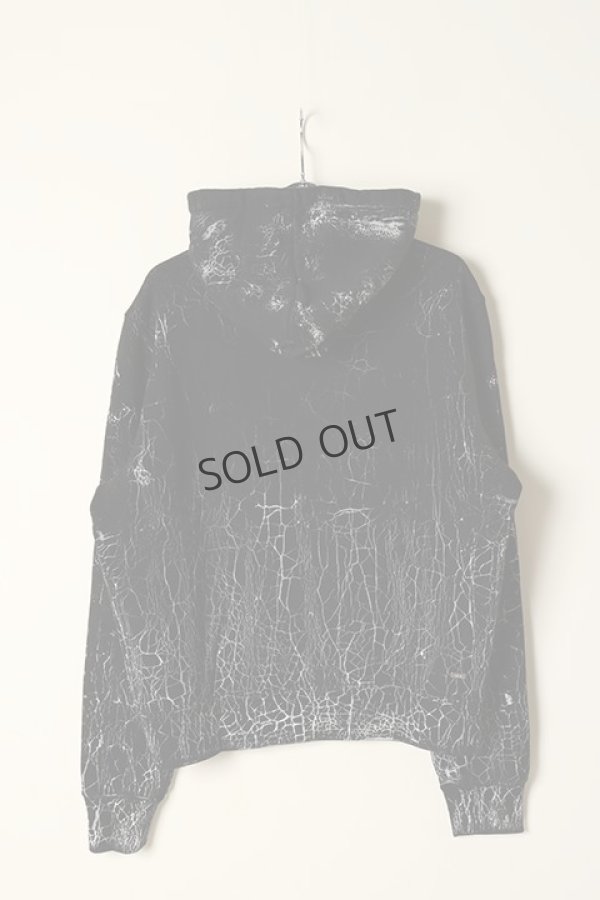 画像4: {SOLD}AMIRI アミリ CRACKED DYE CORE LOGO HOODIE{-BCS} (4)