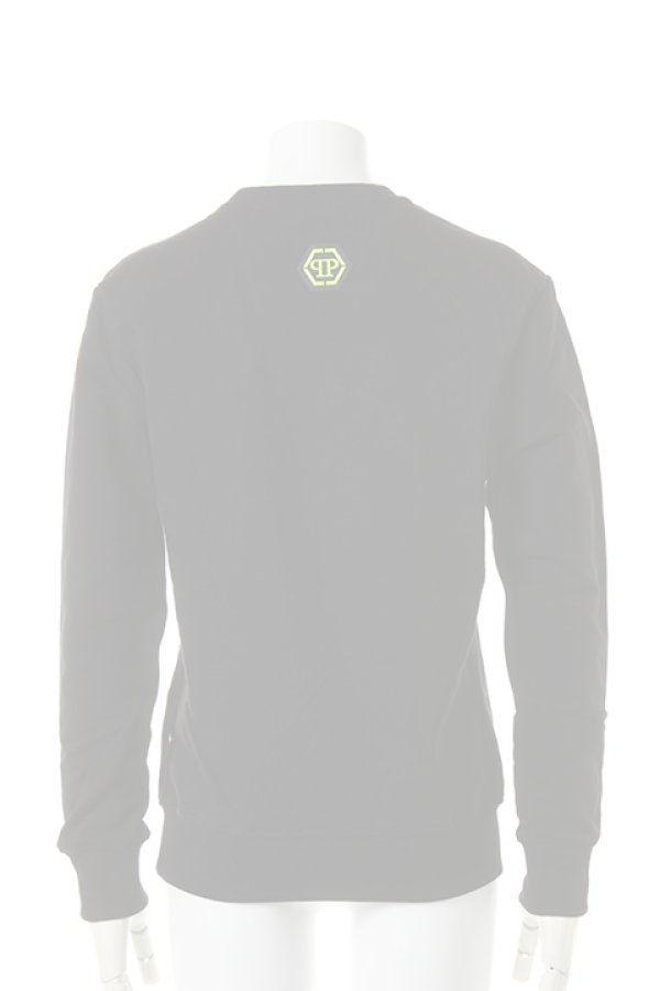 画像2:   PHILIPP PLEIN HOMME フィリッププレインオム Sweatshirt LS "Color Skull"{-AHS} (2)